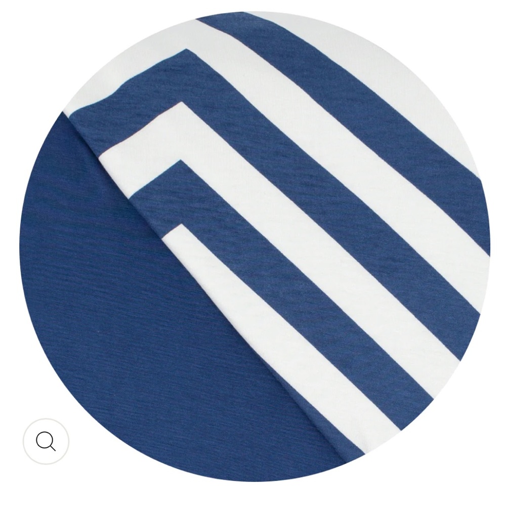 Little Sleepies Classic Blue Chevron Oversized Cloud Blanket